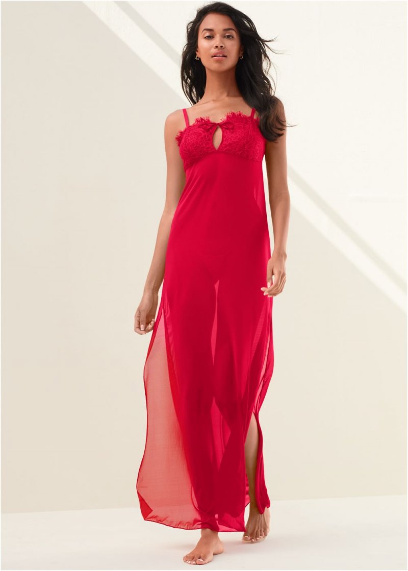 Venus Red LACE DETAIL SLIP