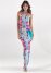 Venus Teal Multi PRINTED MAXI DRESS