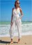 Venus Tassel Jumpsuit Cover-Up in Pearl White