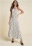 Venus Plus Size Polka Dot Maxi Dress