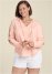 Venus Plus Size Pearl Cutout Sleeve Hoodie