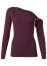 Venus Plus Size Snap Detail Sweater in Wine