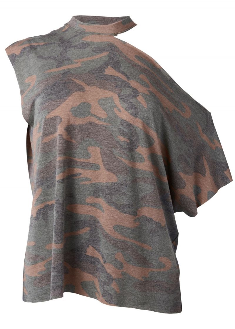 Venus Plus Size Camo Lounge Top