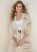 Venus VENUS | Mixed Texture Open Cardigan in Cream Multi