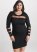 Venus Plus Size Mesh Detail Bodycon Dress