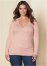 Venus Plus Size Draped Sleeve Top