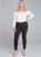 Venus Black MID-RISE SLIMMING STRETCH JEGGINGS