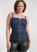 Venus Plus Size Denim Bustier Top