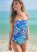 Venus Plus Size Goddess Bandeau Tankini Top Bikini - Harmonious