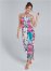 Venus Printed Maxi Dress - Teal Multi