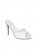 Venus Peep Toe Mules in White