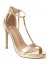 Venus T-Strap Heels in Gold