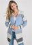 Venus Blue Multi COLOR BLOCK STRIPE CARDIGAN