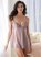 Venus Evening Mauve DEMI CUP BABYDOLL