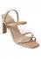 Venus Strappy Toe Loop Heels in Nude