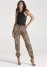 Venus Faux Suede Cargo Pants in Brown Multi