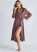 Venus Animal Multi Satin Sleep Robe