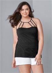 Venus Black STRAPPY DETAIL TOP