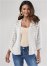 Venus VENUS | Open Knit Cocoon Cardigan in White