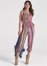 Venus Sand Storm Stripe Tassle Jumpsuit in Pink Multi