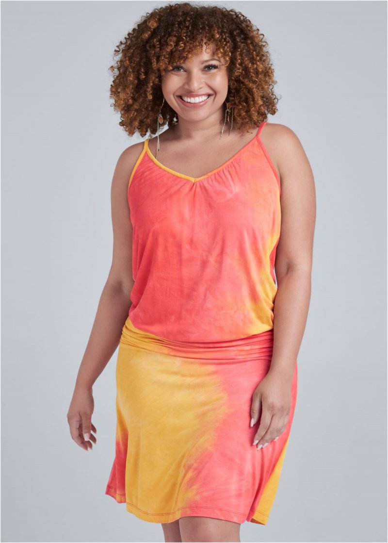 Venus Plus Size Casual Tank Dress