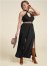 Venus Plus Size Cross Neck Halter Dress