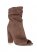 Venus Peep Toe Booties in Taupe