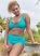 Venus Plus Size Lovely Lift Wrap Bikini Top Bikini - Aqua Reef