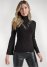 Venus VENUS | Lace Bell-Sleeve Turtleneck Sweater in Black