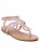 Venus Embellished Sandals in Blush