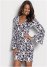 Venus Plus Size Printed V-Neck Dress