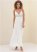Venus Crochet Detail Maxi Dress - Off White