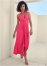 Venus Plunging Maxi Dress - Red