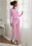 Venus Heathered Pink HENLEY PAJAMA SET