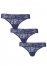 Venus Belize Blue Pearl By Venus® Allover Lace Thong 3 Pack