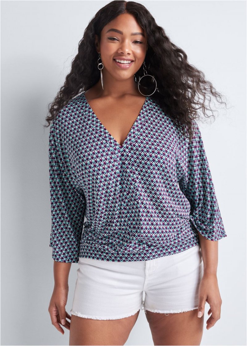 Venus Plus Size Banded Hem Top