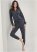 Venus Black Heather HENLEY PAJAMA SET