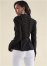 Venus Soutache Trim Blazer in Black