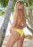 Venus Cheeky Tie Side Bottom Bikini - Pastel Yellow