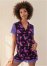 Venus Purple Bloom LACE TRIM PAJAMA SET