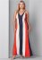 Venus Multi COLOR BLOCK MAXI DRESS