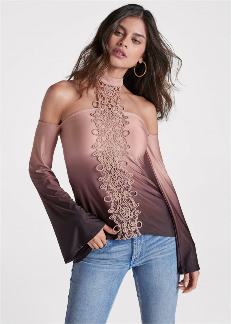 Venus Plus Size Sand Dune Ombre Top