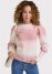 Venus VENUS | Ombre Balloon Sleeve Sweater in Pink Multi