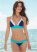 Venus Laura Sport Bikini Top Bikini - Ultramarine Blue & Aqua Reef