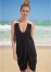 Venus Overlay Cover-Up Dress in Black Beauty