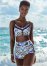 Venus Clairette Zip-Up Swim Top Bikini - Calypso Bloom