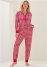 Venus Festive Flannel HENLEY PJ ONESIE