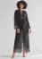 Venus Black LONG SLEEVED MAXI ROBE