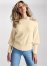 Venus VENUS | Cozy Cold Shoulder Sweater in Off White