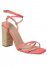 Venus Lori Block Heel Sandals in Coral